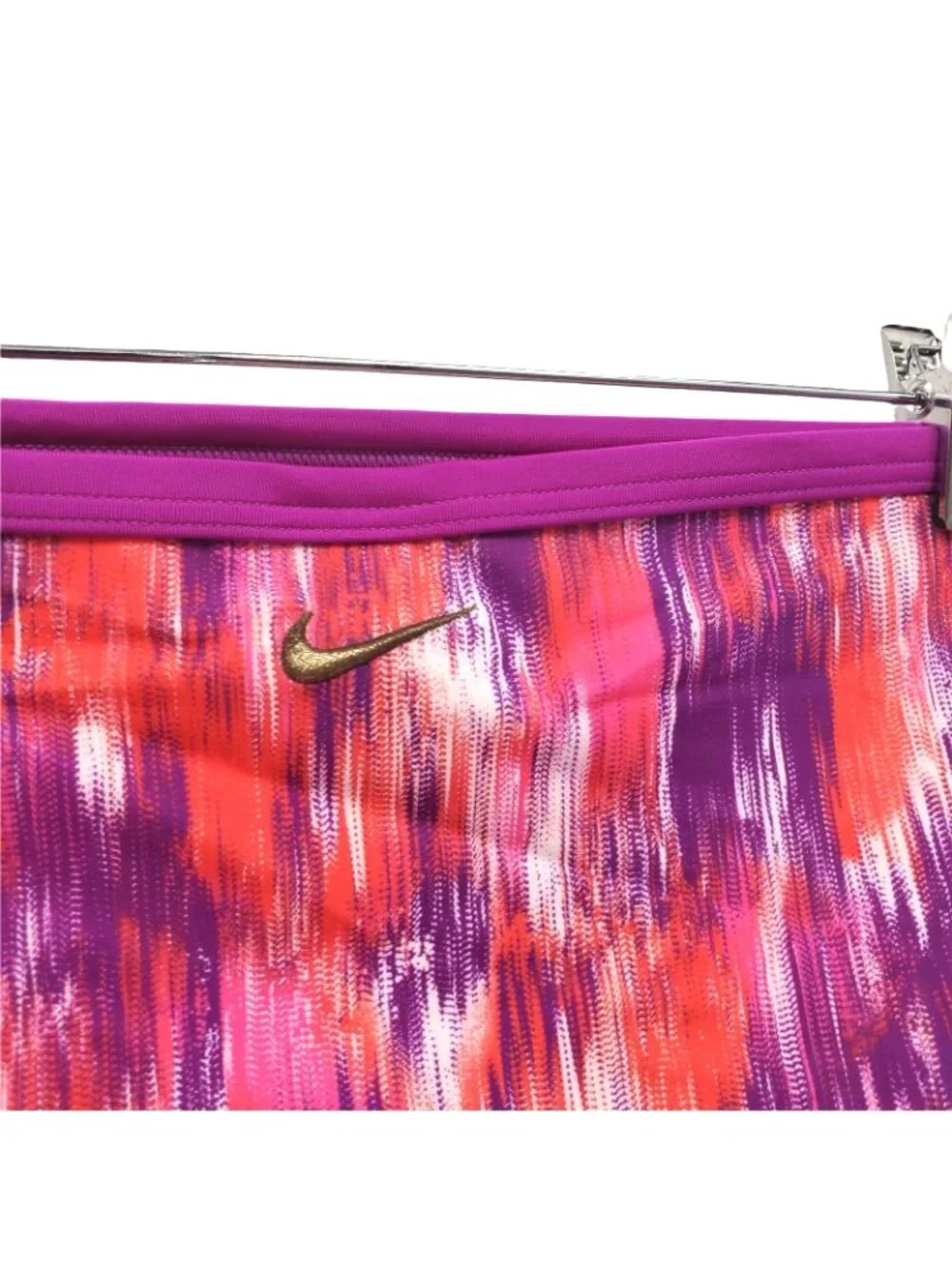 NIKE Junior XL Bikini Bottom Bathingsuit Vivid Purple Tie-dye Purple Swimwear